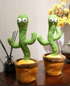 Cactus de peluche que repite lo que dices